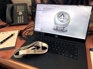 SOLIDWORKS Assembly on screen