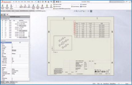 SOLIDWORKS Inspection example