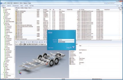 SOLIDWORKS PDM Professional mixed authentication screenshots