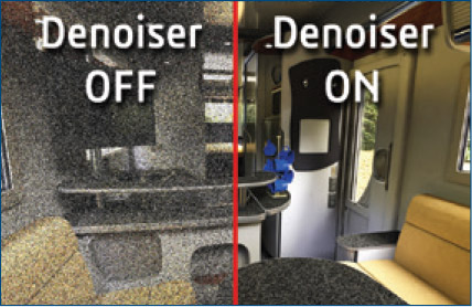 Denoiser Off - Denoiser On