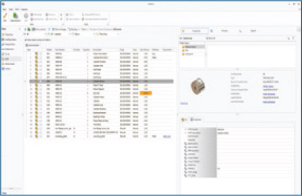 Manage's property card BOM view details