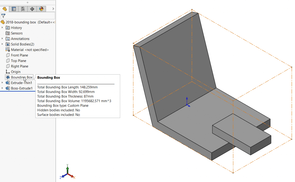 bounding box feature