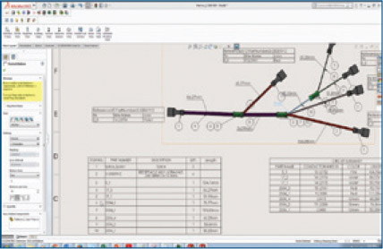 Drawing with BOM and Tables