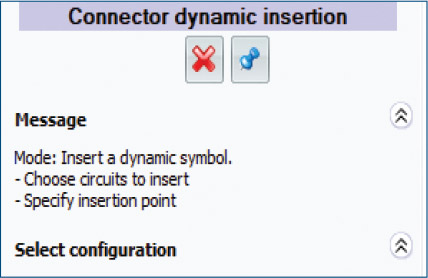 Connector dynamic insertion message