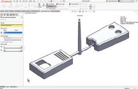 SOLIDWORKS Plastics screenshot example