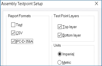 Assembly Testpoint Setup