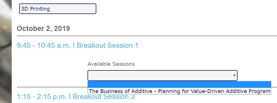 E3D Website registration 3D printing search filter
