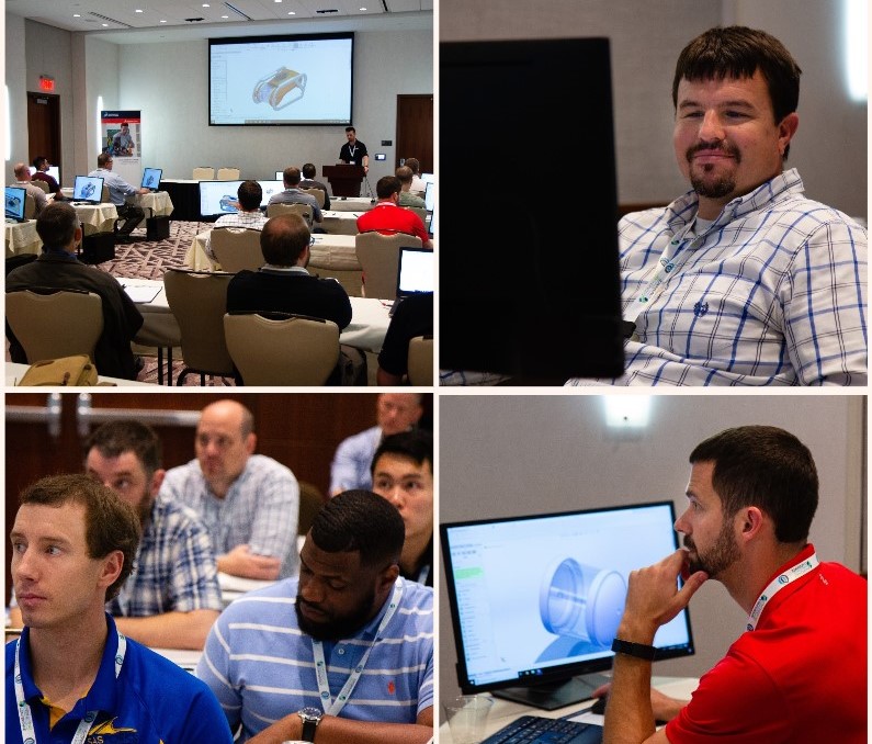 Attendees in their sessions at Engineer 3D!