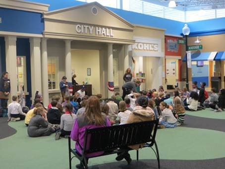 Makeshift City Hall for Children's Event