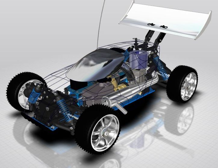 Figure 4 - SOLIDWORKS Composer Example Shaded