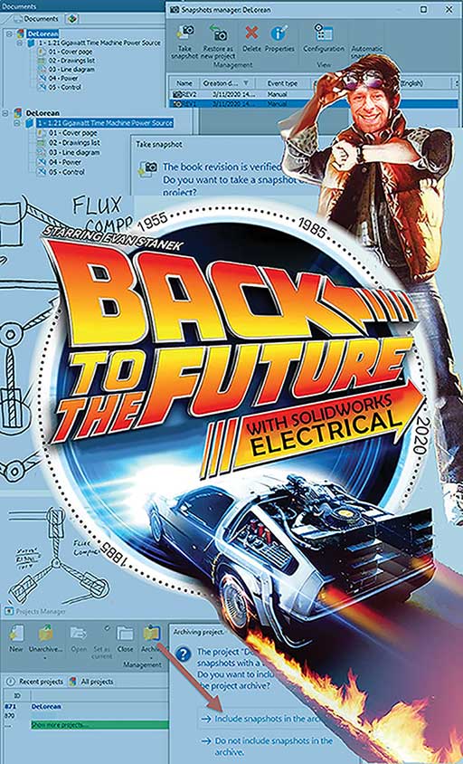 Evan McFly Back to the Future Poster