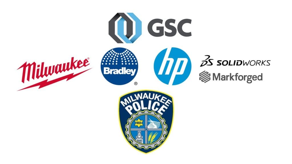 Bradley Corp, Milwaukee Tool, HP Logos
