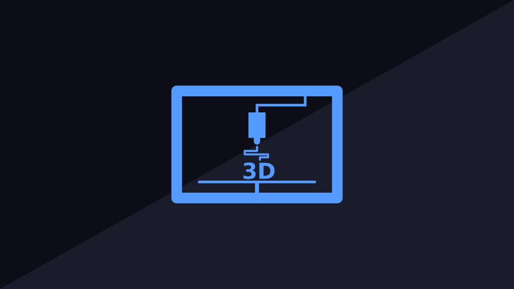 3D printer graphic representation