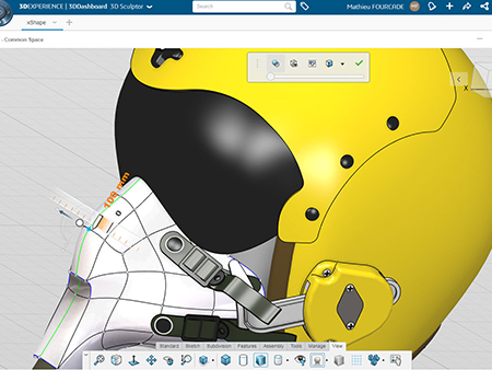 3DEXPERIENCE 3DX Helmet Model