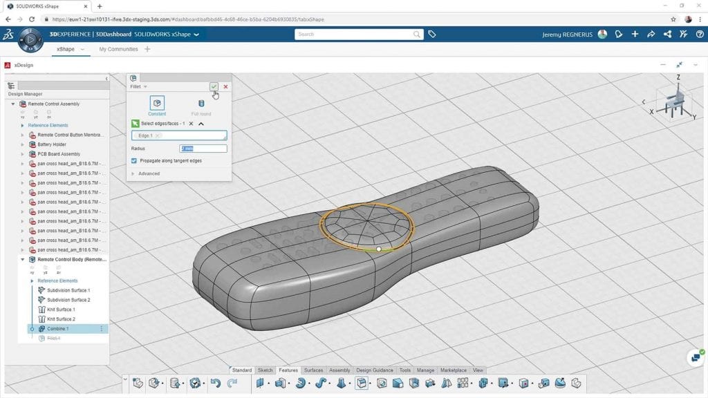 Streamlined design workflow in 3DEXPERIENCE