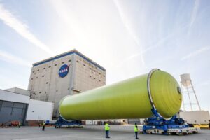 Large composite pressure vessel in use by NASA