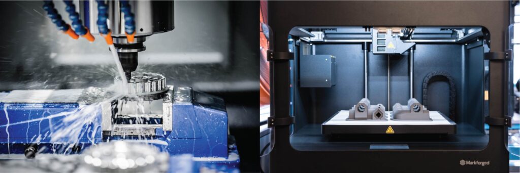 CNC Machining and 3D Printing