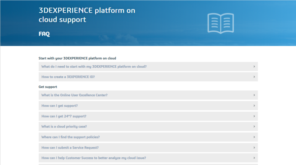 3DExperience FAQ Page