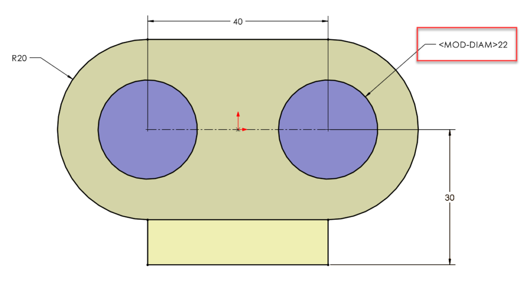 MOD-DIAM error in SOLIDWORKS