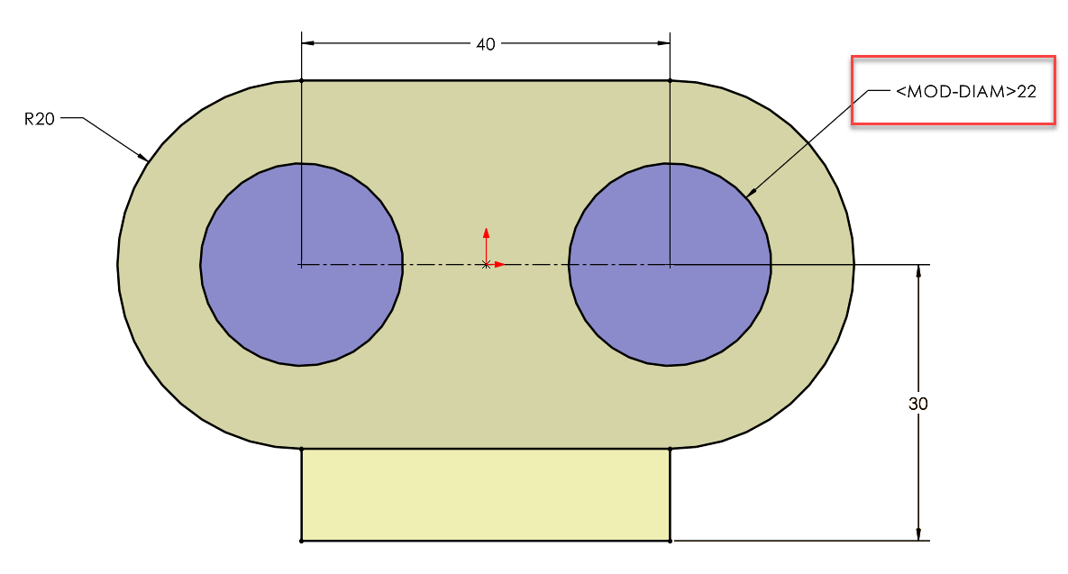 How to Remove MOD-DIAM Display Error in SOLIDWORKS - GSC