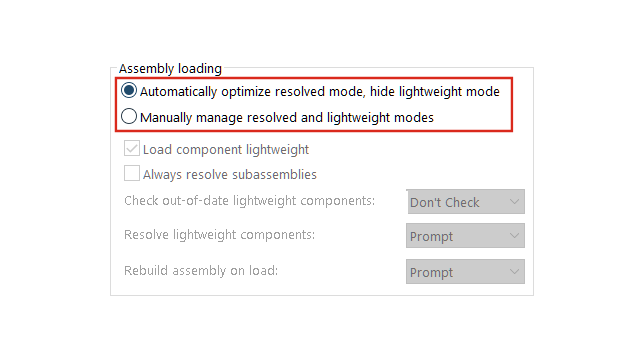 Automatically Optimize Resolved Mode