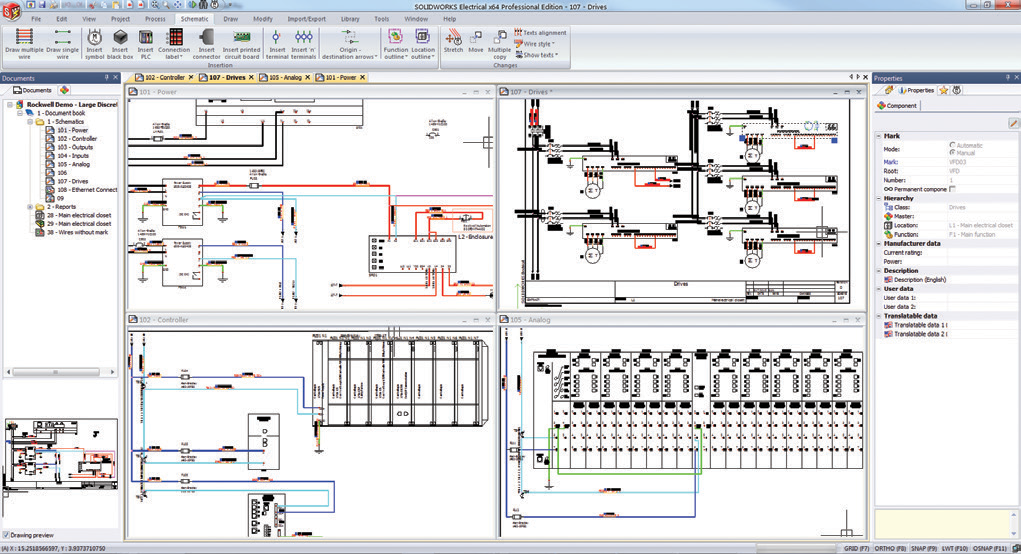 SOLIDWORKS Electrical Schematic 