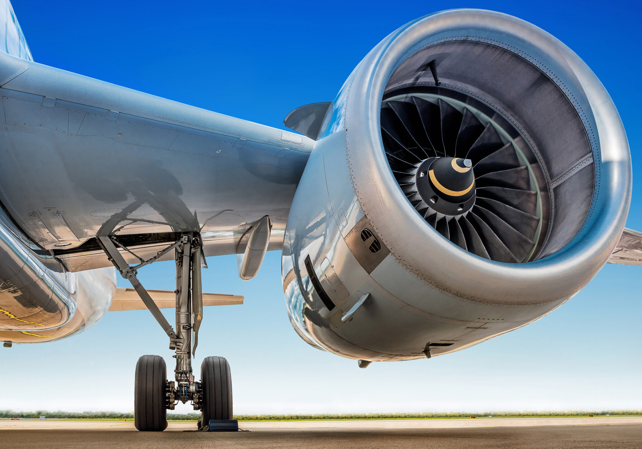 jet engine of an modern airliner jet engine of an modern airliner