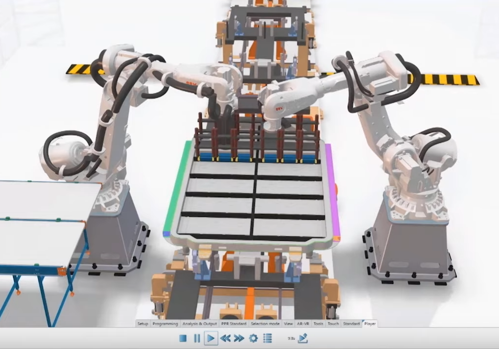 DELMIA Robot Simulation